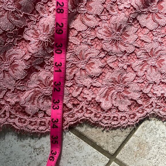 SANDRO PARIS Gab Floral-Lace Pattern Dress Pink White - Picture 15 of 16